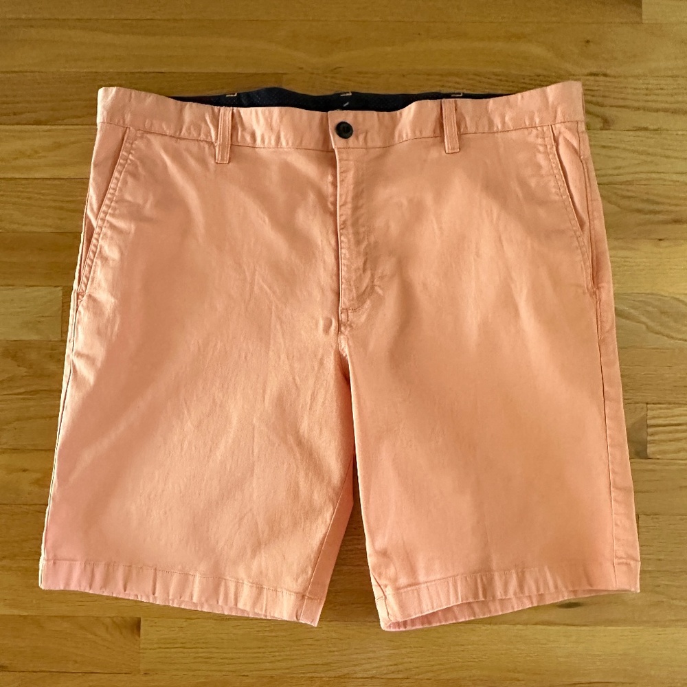 Daniel Hechter Mens Shorts Size 40 Peach Orange
